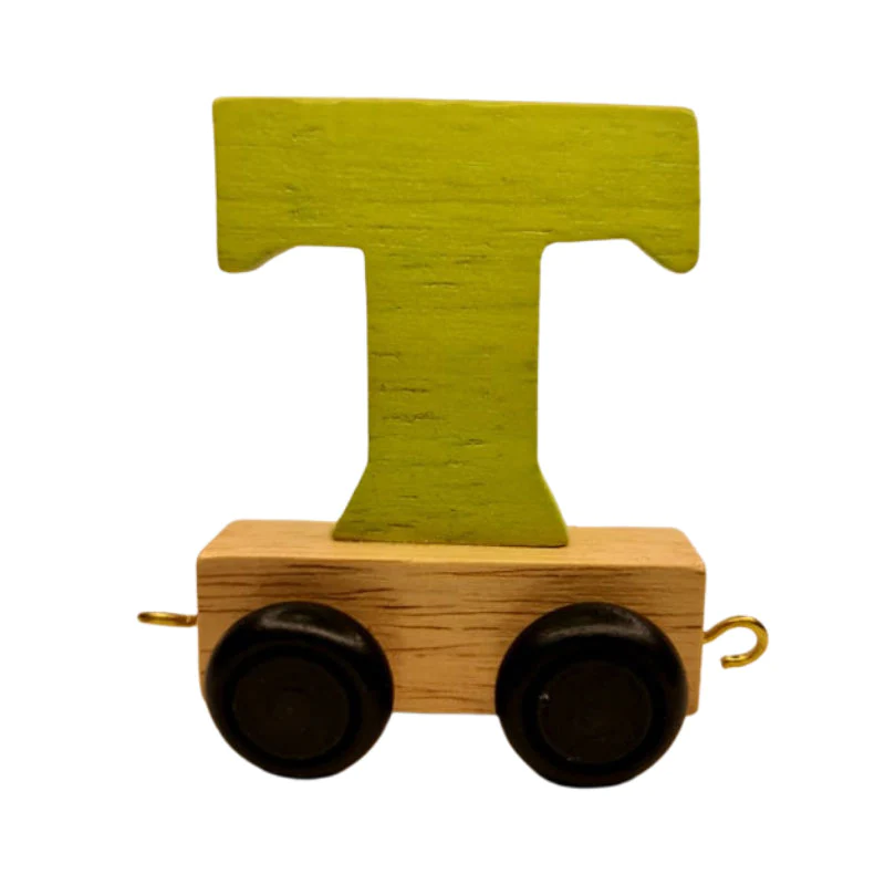 Train Letters T-Olive Green
