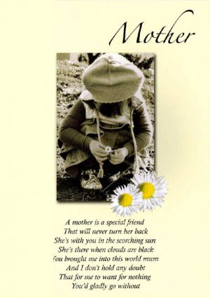 Mother Card Peter Costelloe