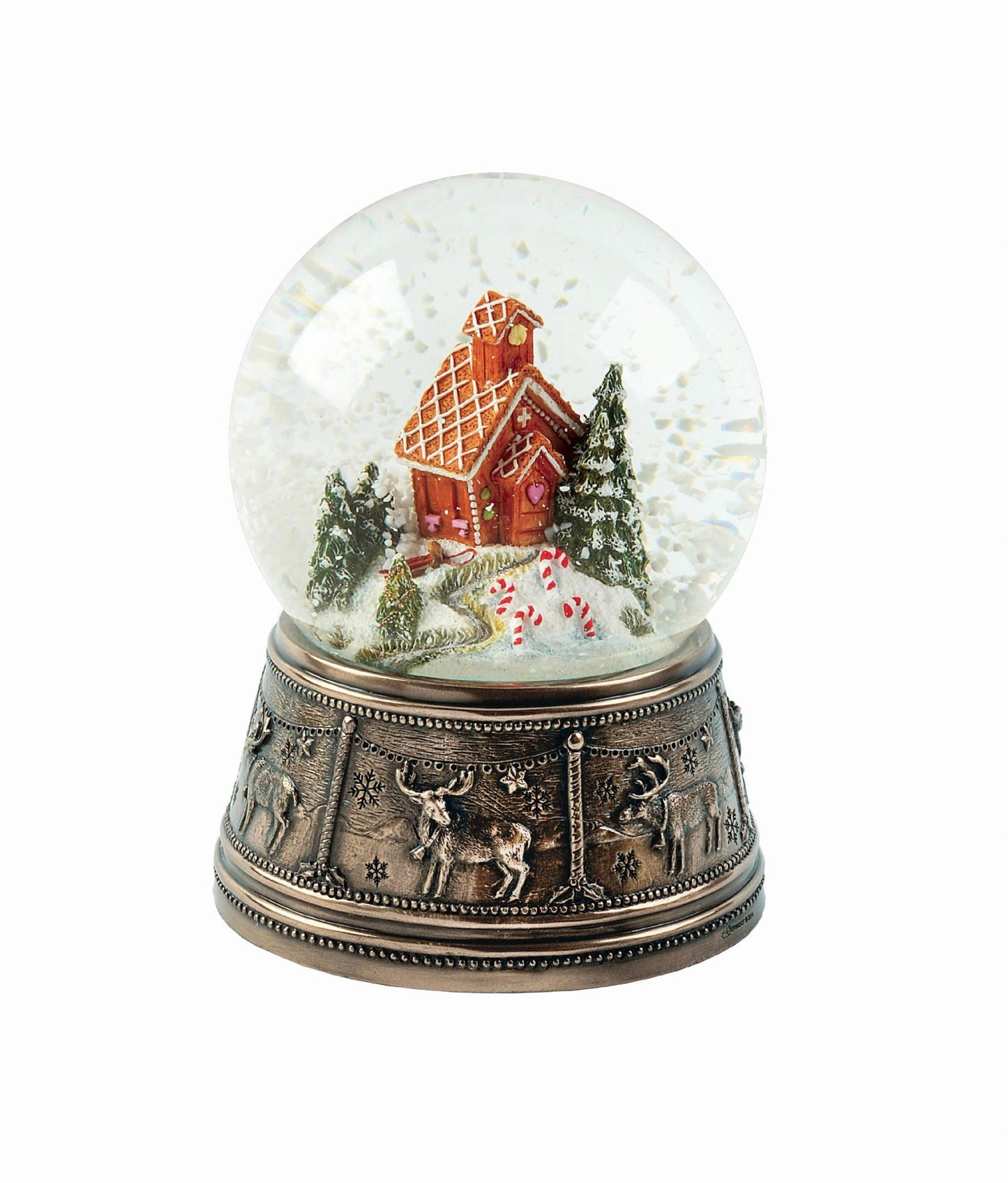 GENESIS GINGERBREAD HOUSE SNOW GLOBE
