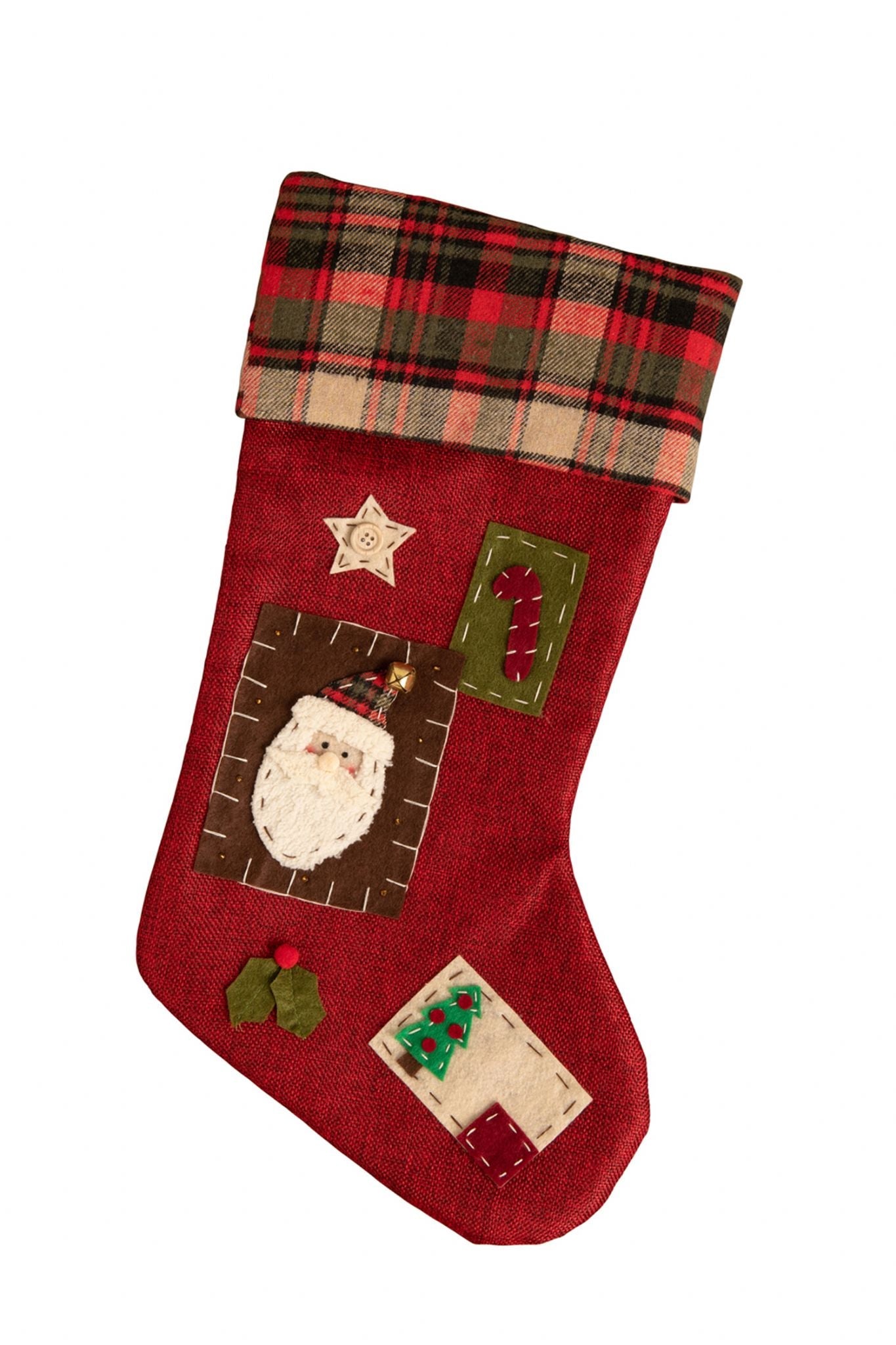 Red Applique Stocking
