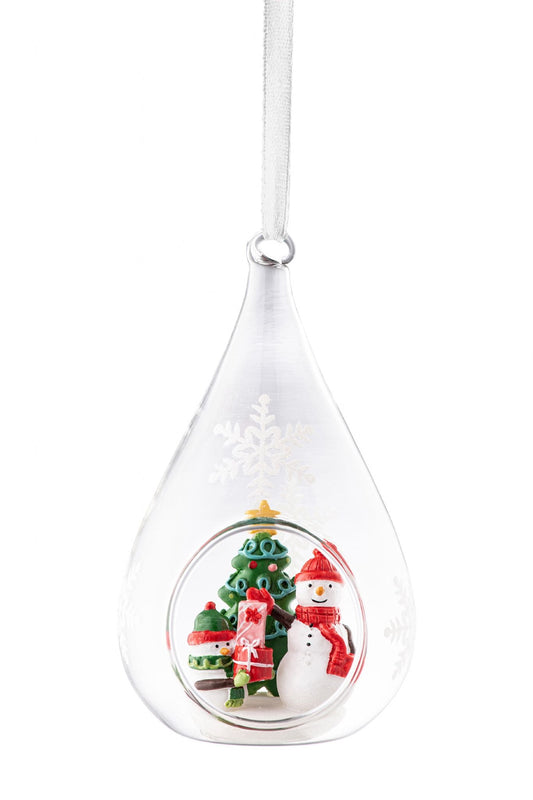 Snowman Teardrop Hanging