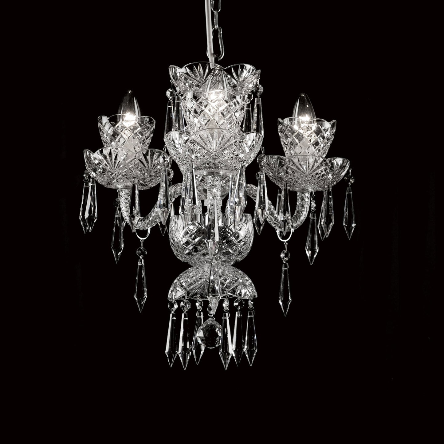 Tara Crystal 5 Arm Chandelier