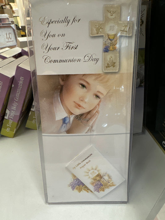 Communion Gift Card Boy boxed
