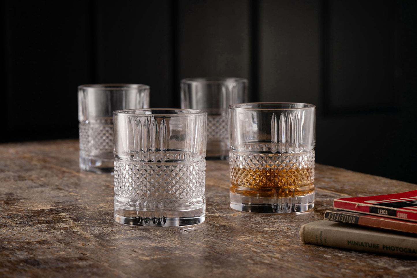 Galway Irish Crystal Eyre Double Old Fashioned set of 4