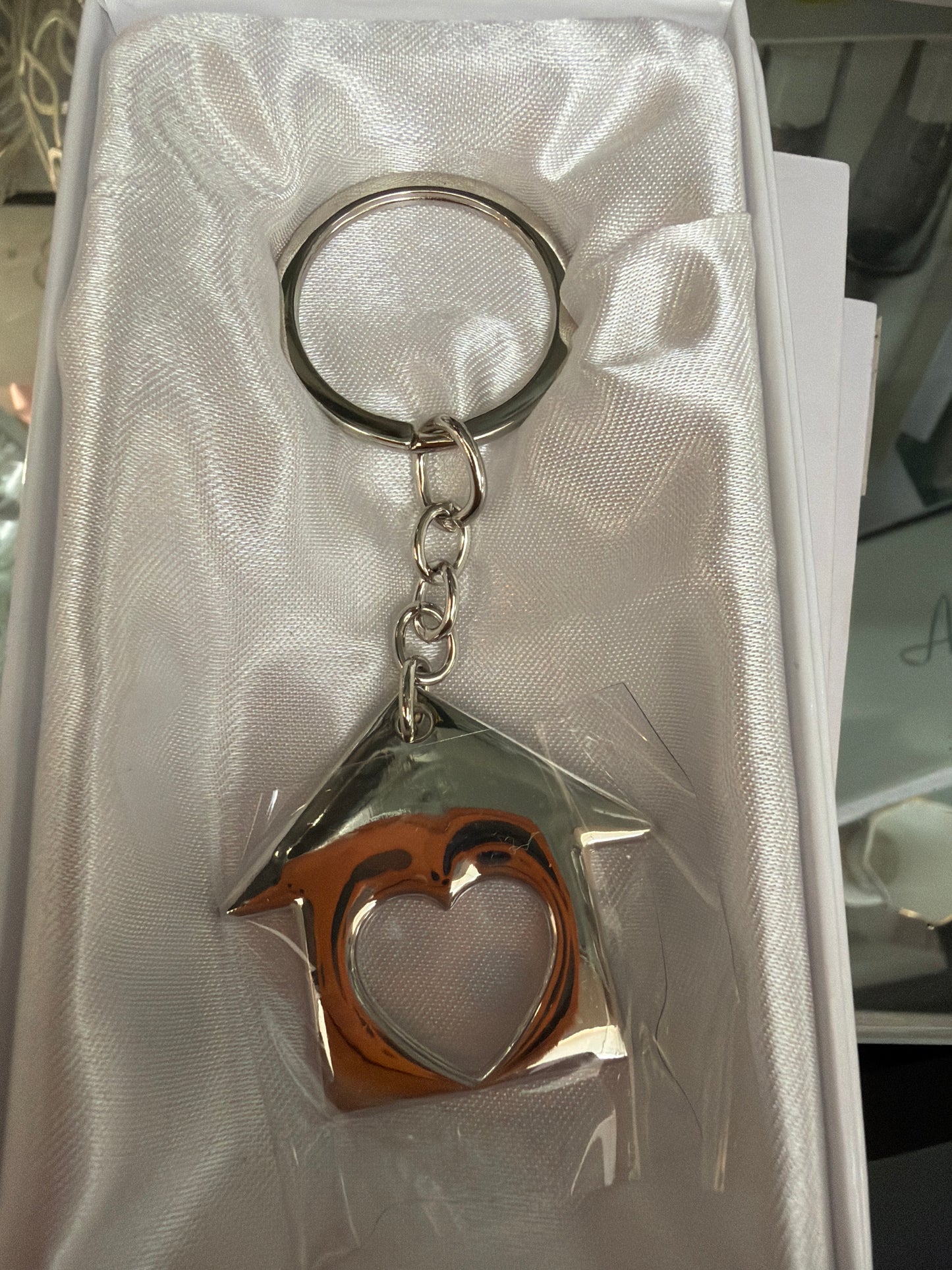 Sophia Classic Heart Home Keyring