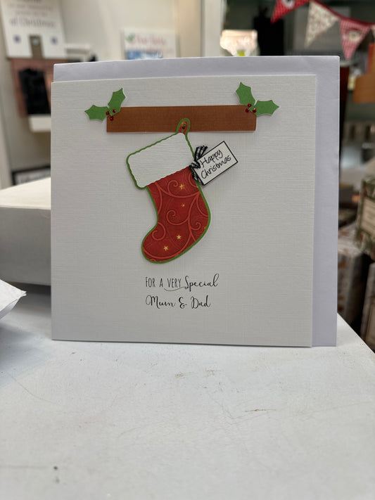 Mum & Dad christmas cards
