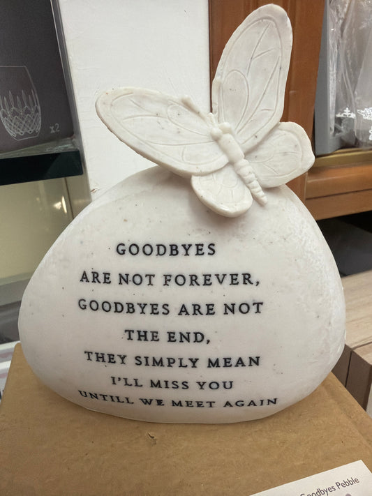 Thoughts of You Butterfly Graveside Pebble - Goodbyes