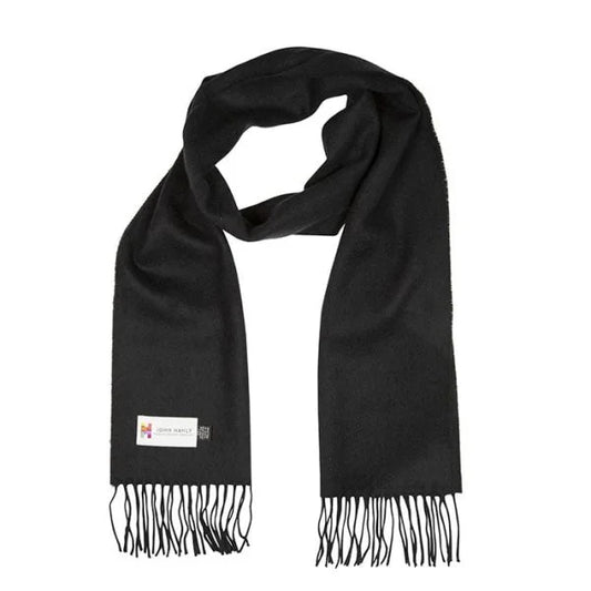 Merino Luxury Wool Scarf Black