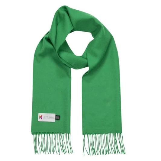 Merino Luxury Wool Scarf Kelly Green