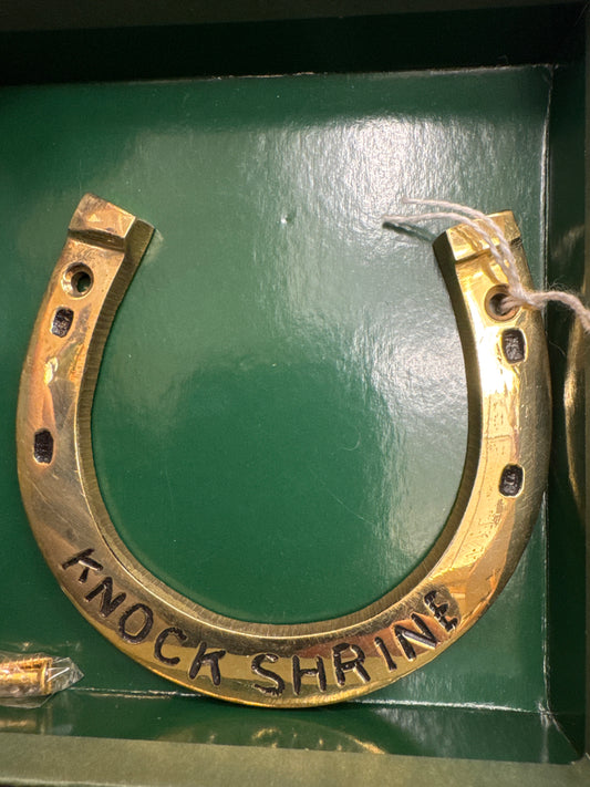 Brass Horseshoe Knock Shrine