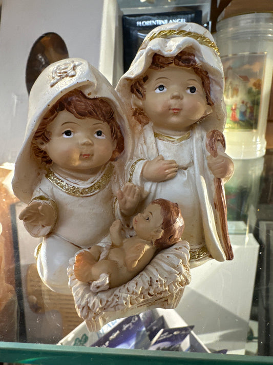 Nativity Scene Mary Joseph & Baby Jesus Children