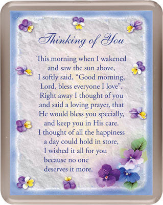 acrylic fridge magnet / thinking of you