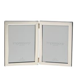ImpressionsSilverplatedDoublePhotoFrame-5"x7"
