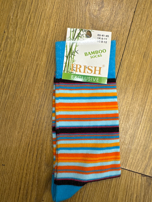 Bamboo Socks Multicoloured Blue