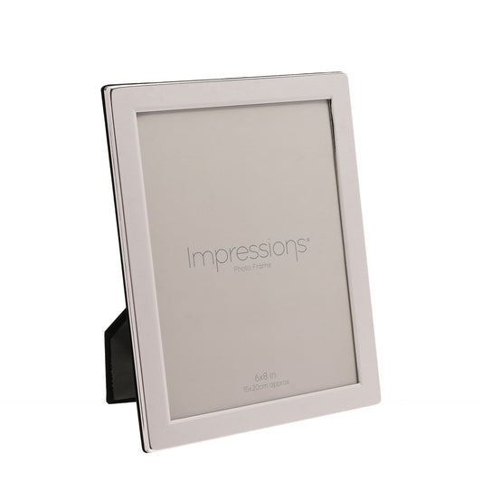 Silverplated Photo Frame Flat Edge 6"x 8"