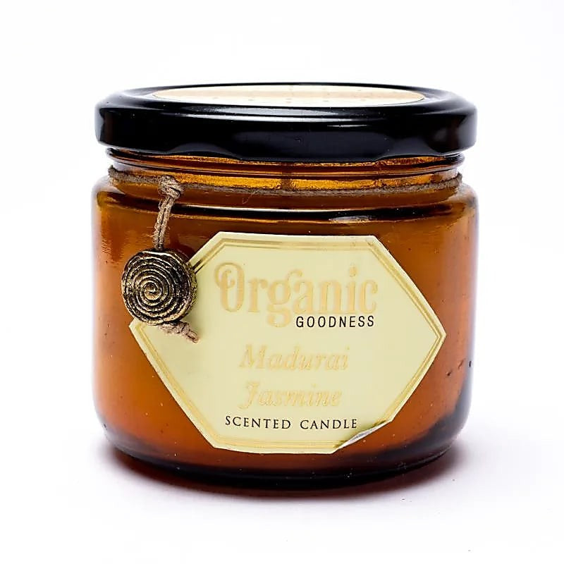 Organic candle jasmine