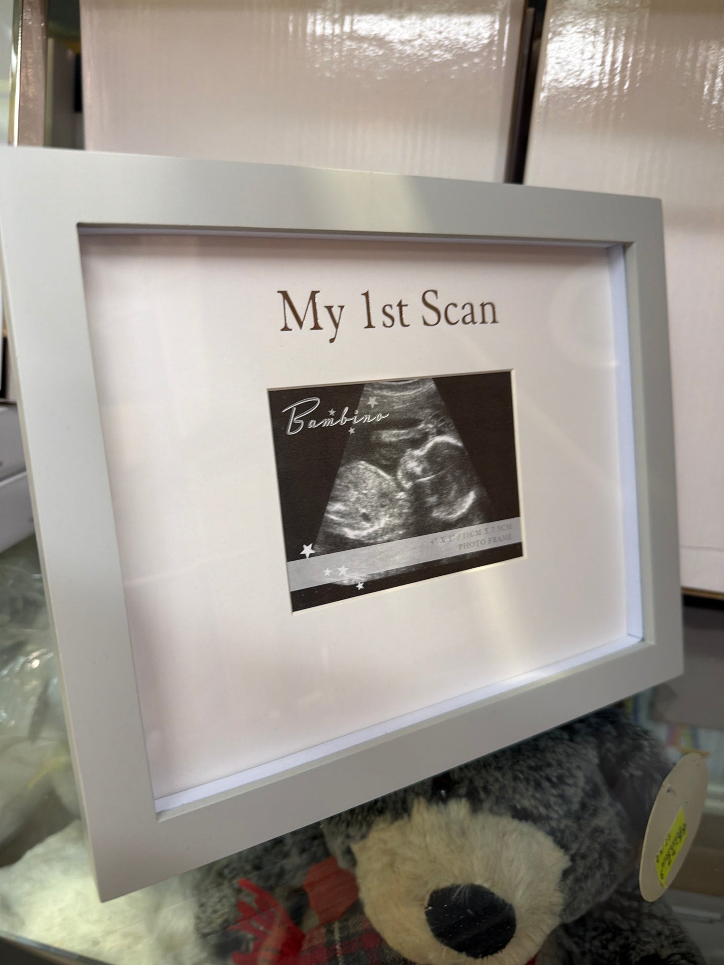 Bambino My 1st Scan Photo Frame in Lidded Gift Box