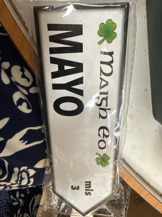 Mayo Road Sign Wooden