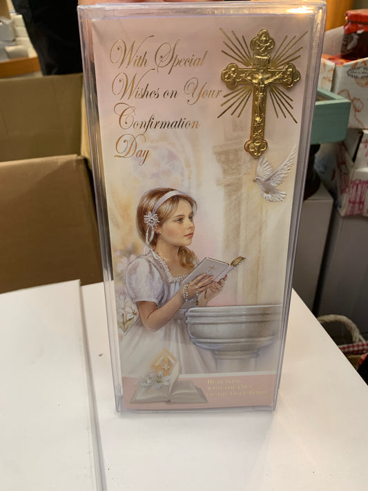 Confirmation Gift Card girl boxed
