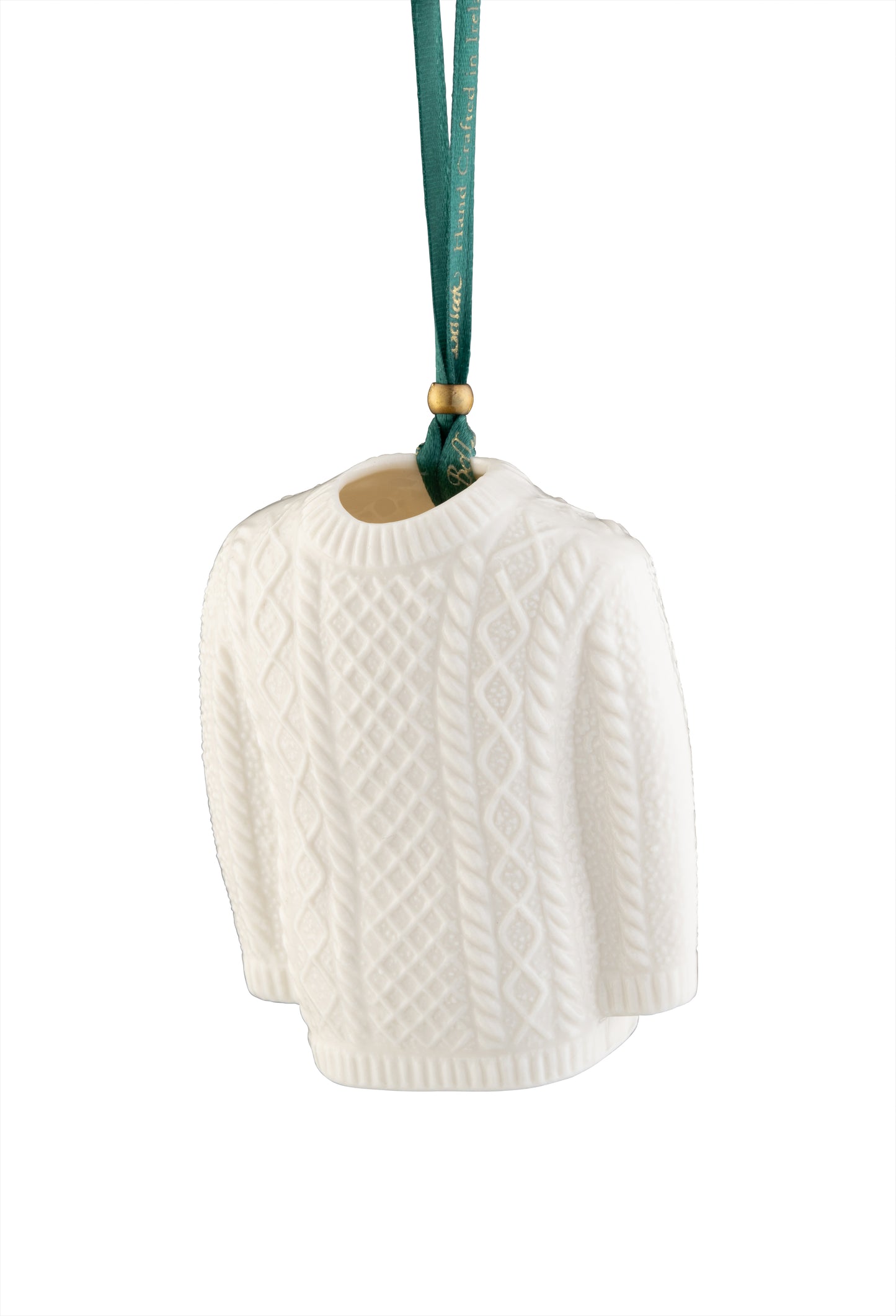 Belleek Aran Jumper Ornament