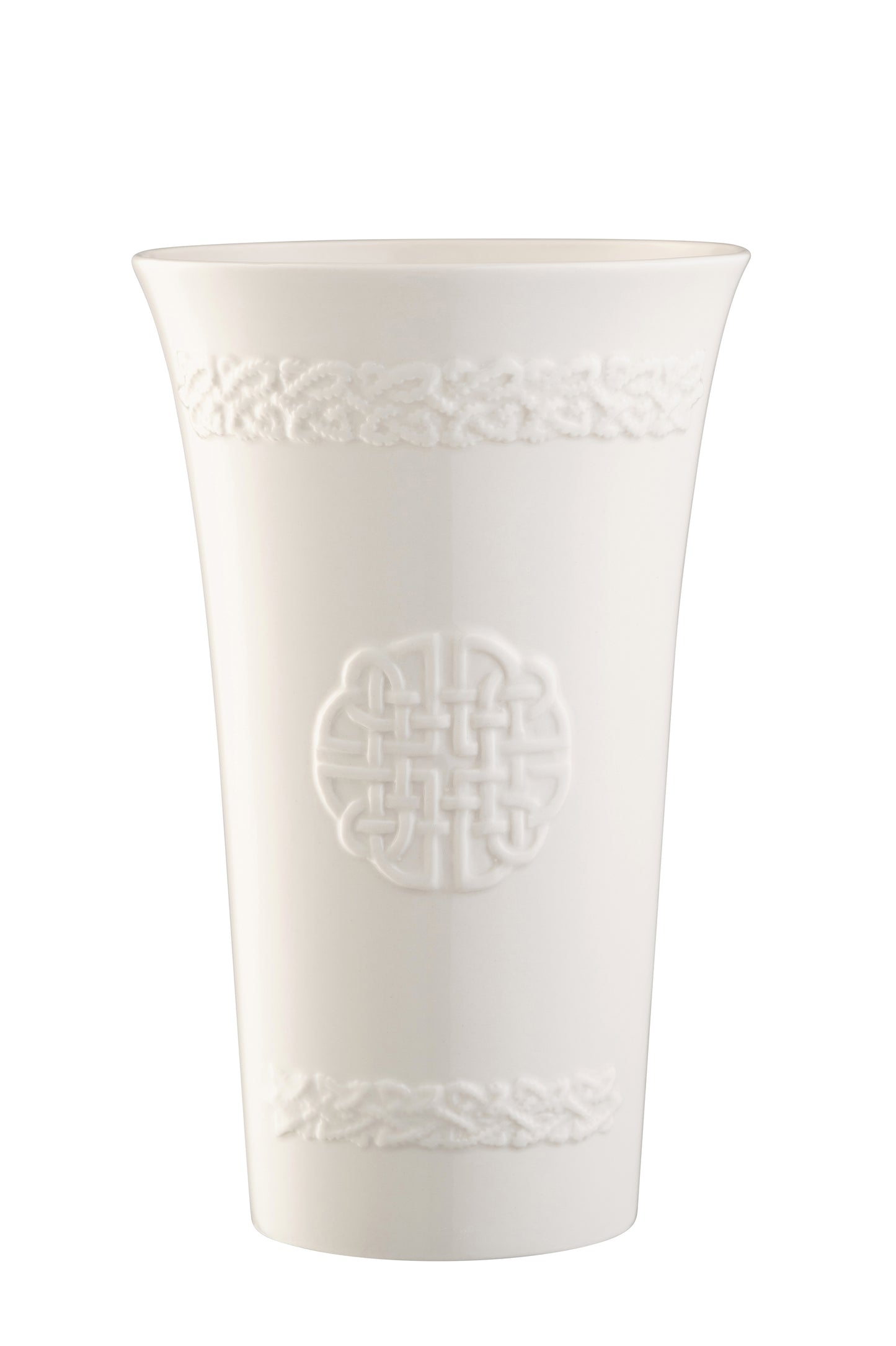 Belleek Dara Celtic Knot Vase