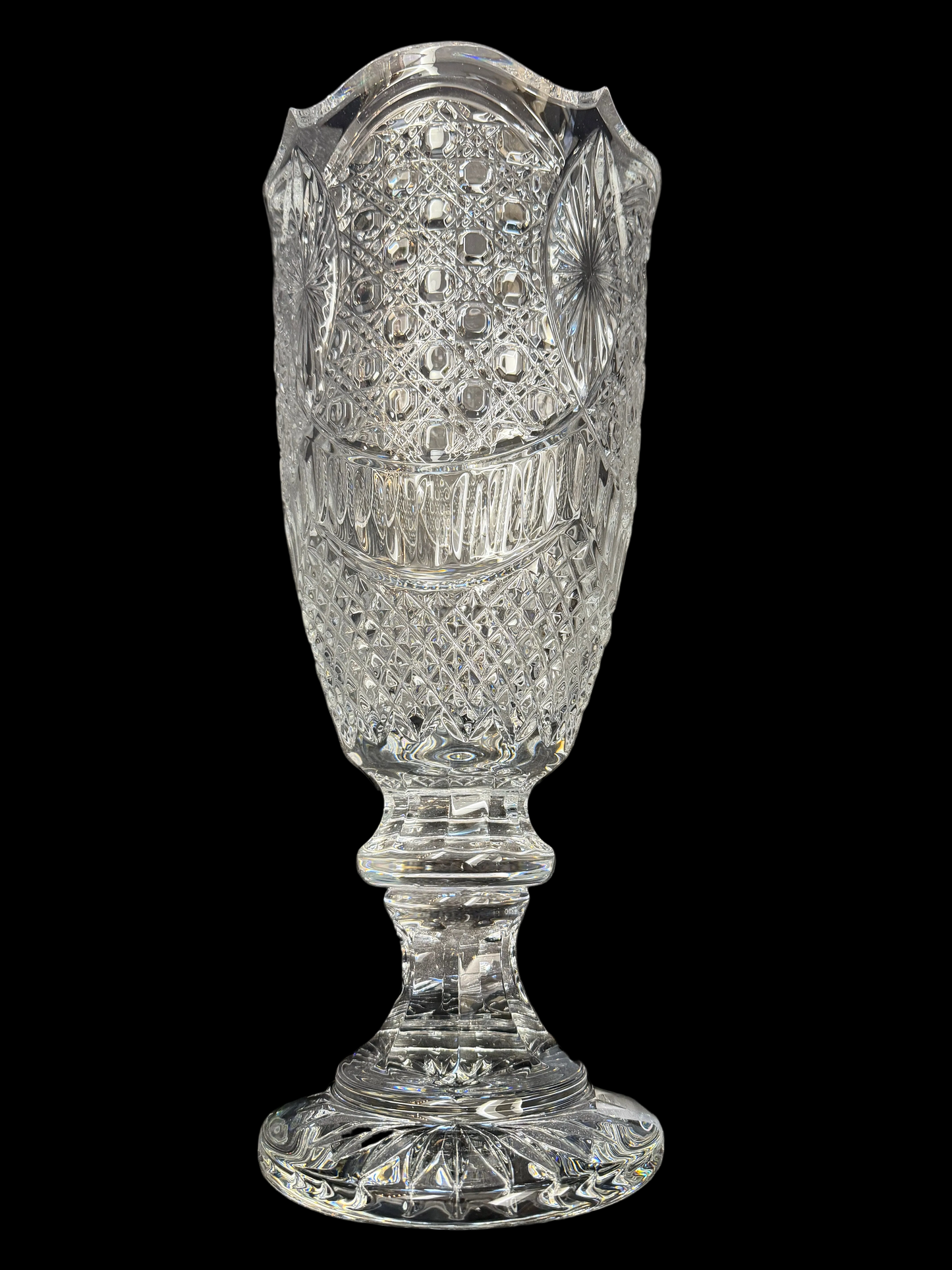 Waterford Crystal Designer Wicker Vase
