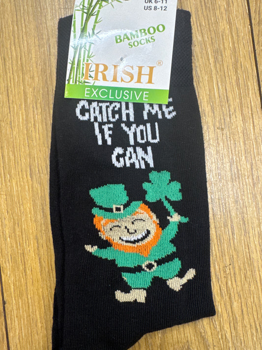 Bamboo Socks Catch Me If You Can