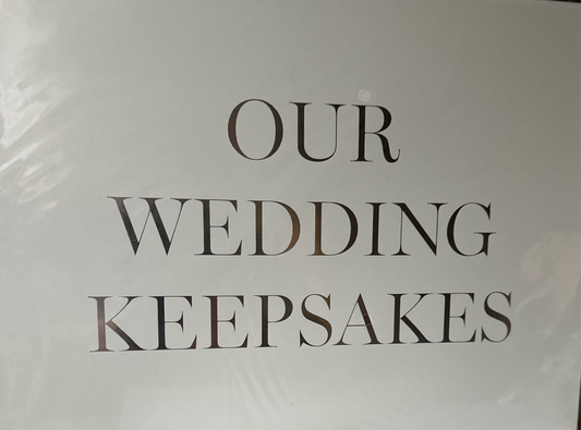 WEDDING MEMORIES BOX
