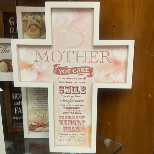 Wood Cross Mother