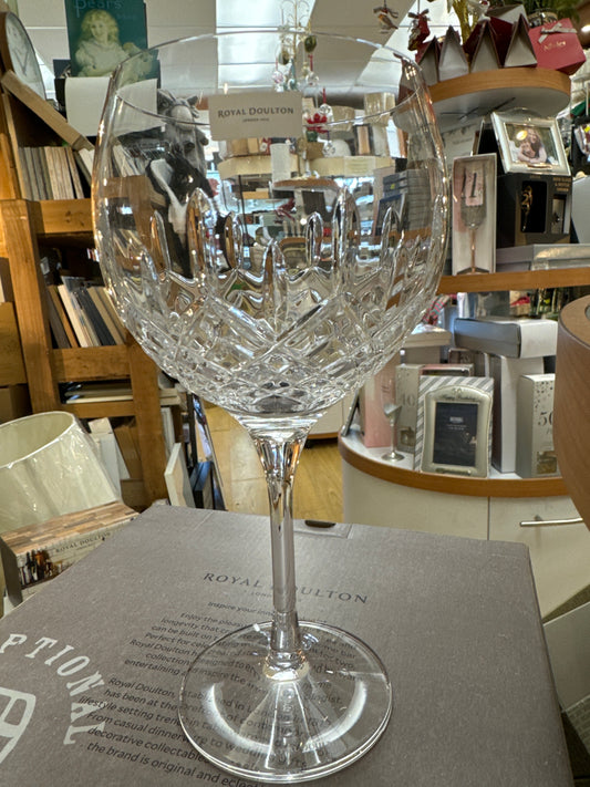 Royal Doulton Highclere Stem Balloon Gin Glasses set of 2
