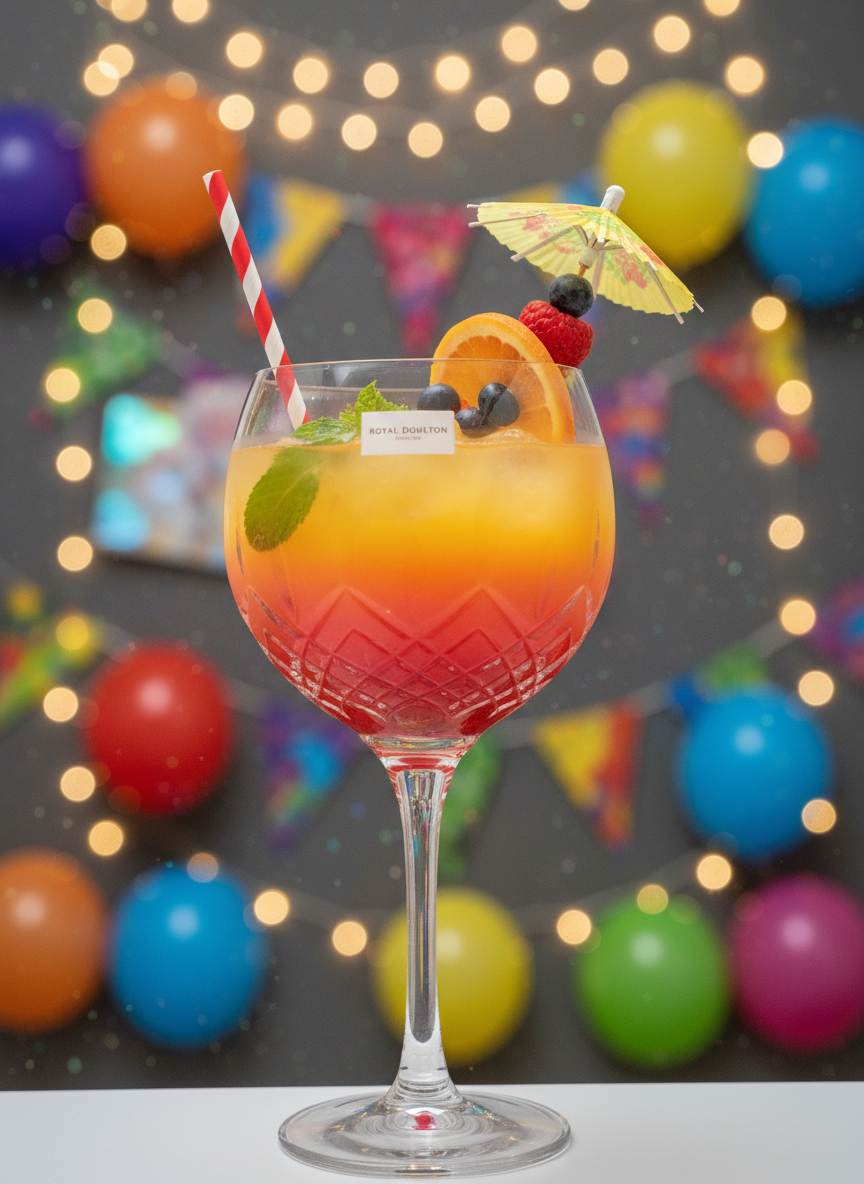 Royal Doulton Highclere Stem Balloon Gin Glasses set of 2