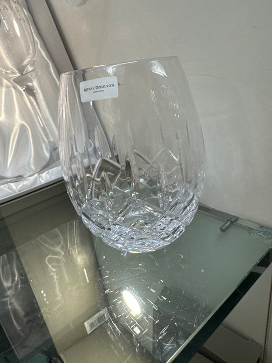 Royal Doulton Highclere Stemless Balloon Glasses set of 2