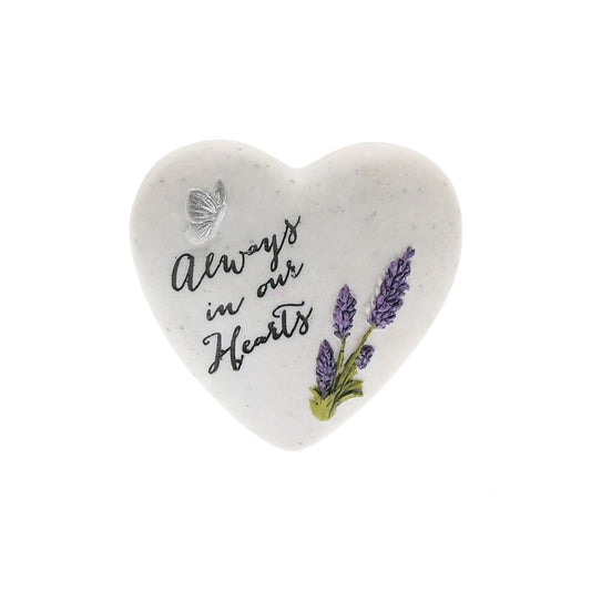 Thoughts Of You Small Heart-Always In Our Hearts