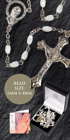 mother of pearl rosary