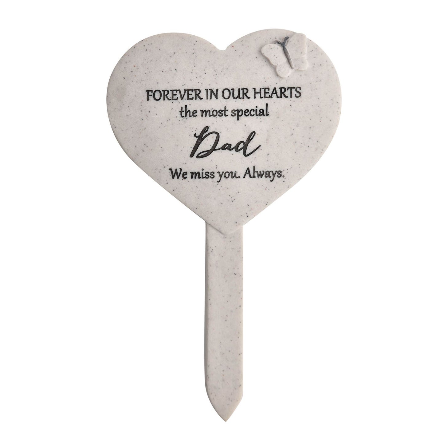 Thoughts Of You Heart Graveside Stake-Dad