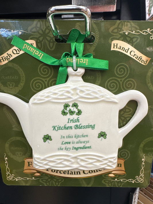 Ceramic Hanging Ornament Kitchen Blessing