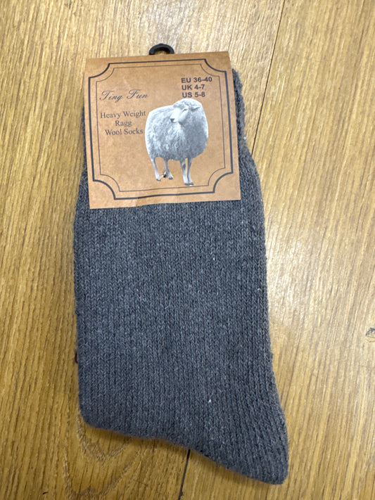 Socks Ragg Wool Grey