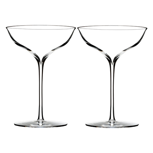 Elegance Champagne Belle Coupe Pair