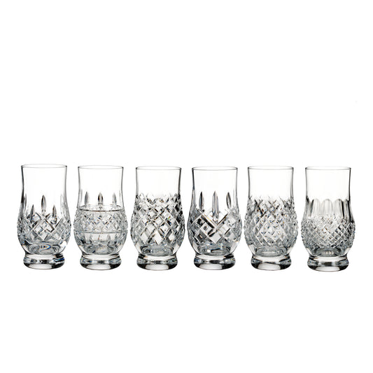 Waterford Crystal Heritage Assorted footed Tumbler connoisseur x 6