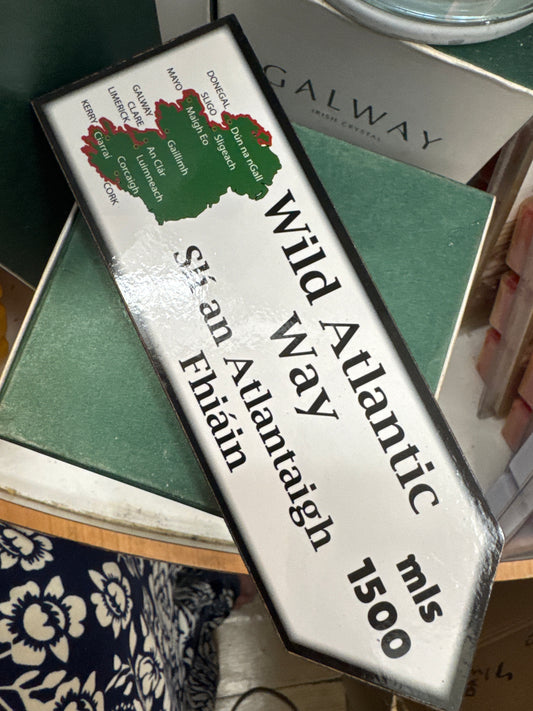 Wild Atlantic Way Road Sign Wooden
