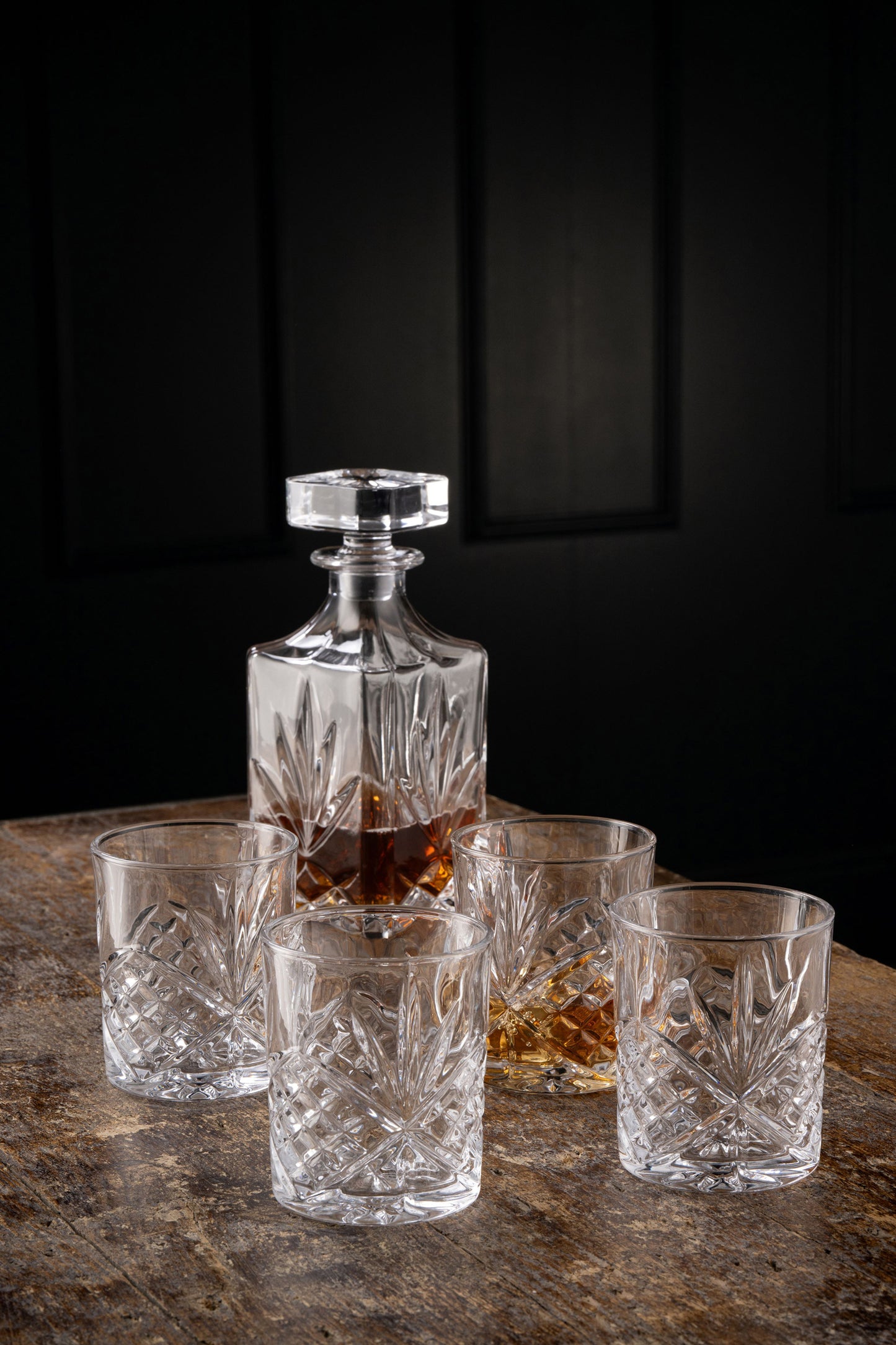 Galway Irish Crystal INISHEER DECANTER SET