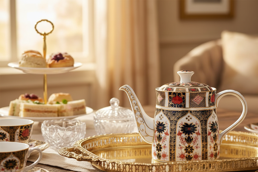Royal Crown Derby Old Imari Teapot