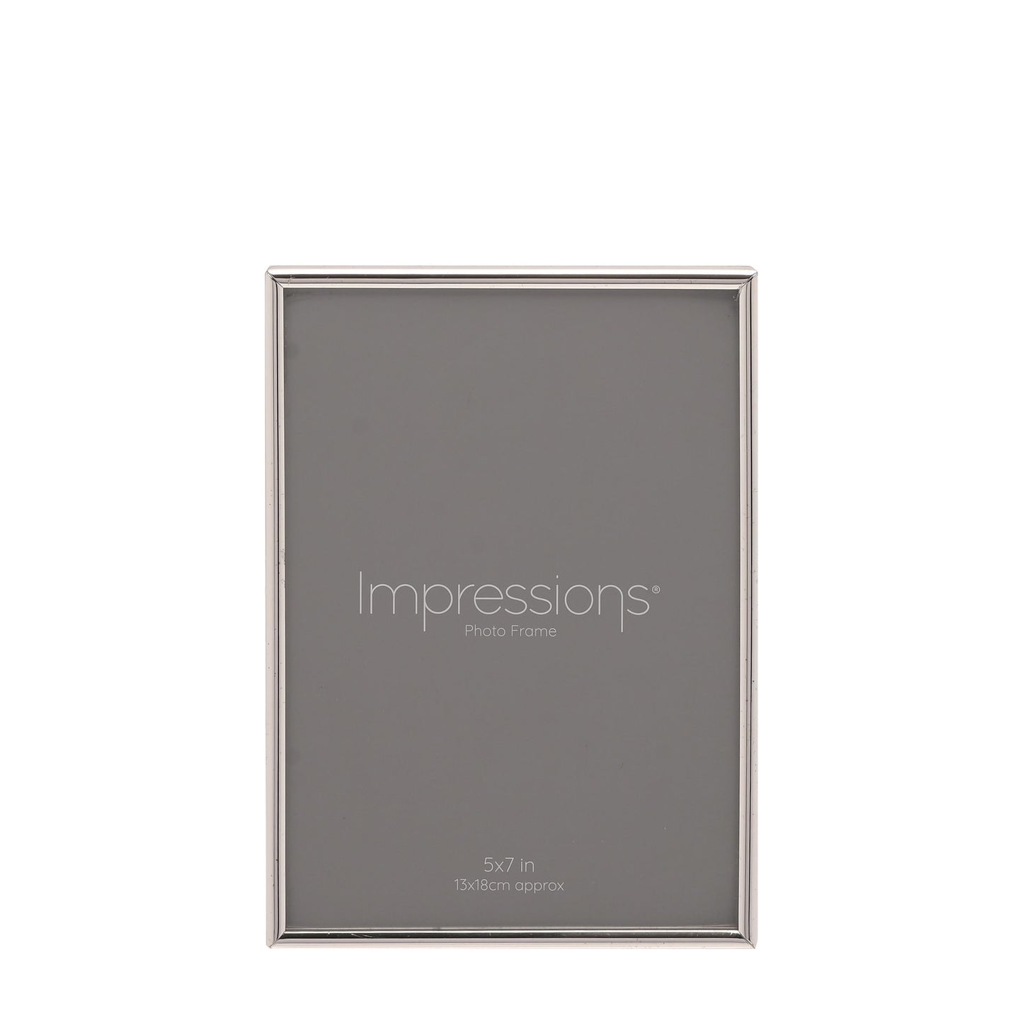 Impressions Silverplated Photo Frame Oblong Thin - 5"X 7"