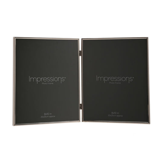 Silver Plated Double Frame 8 x 10