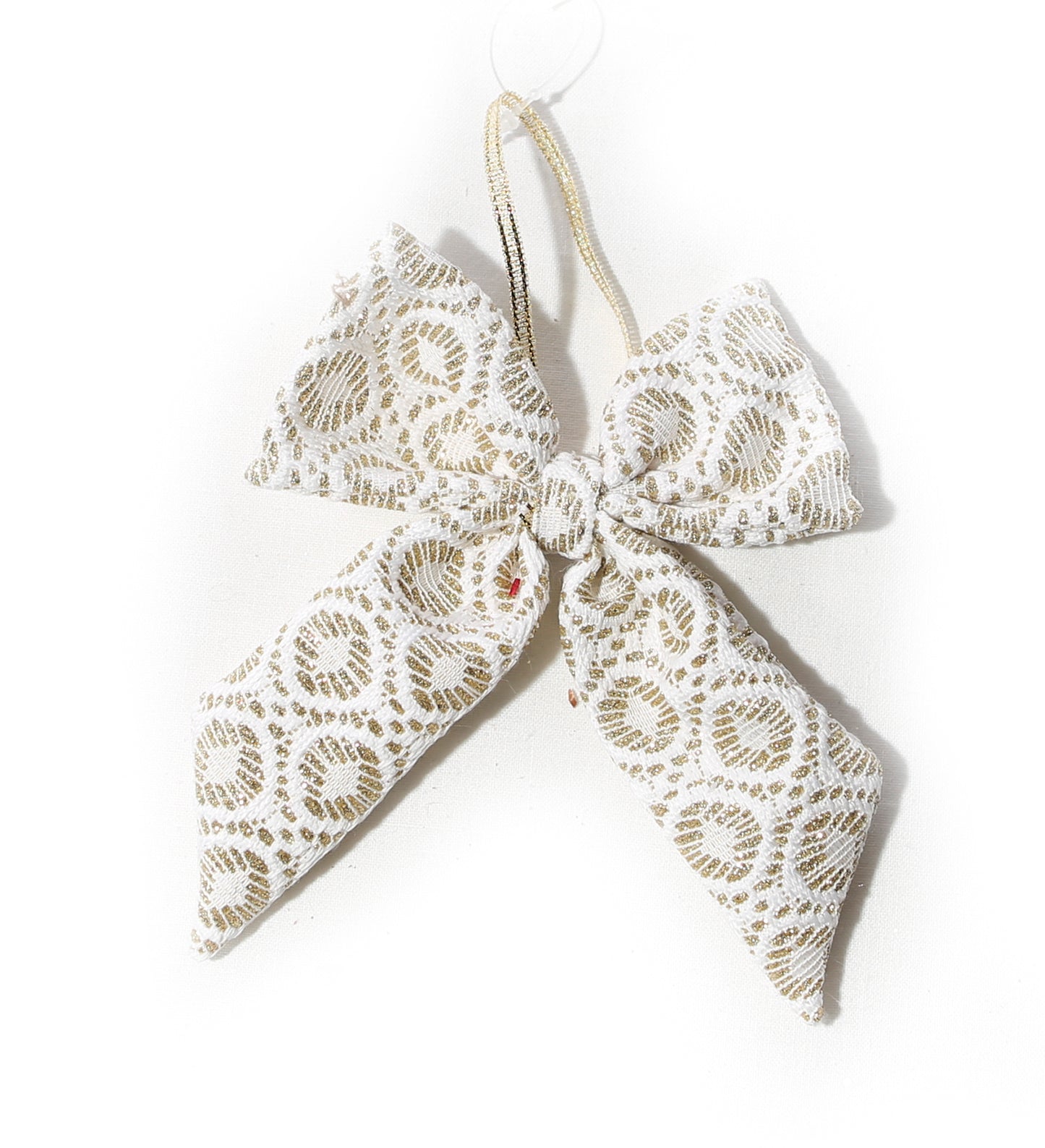 Large Hanging ribbon w/gold design