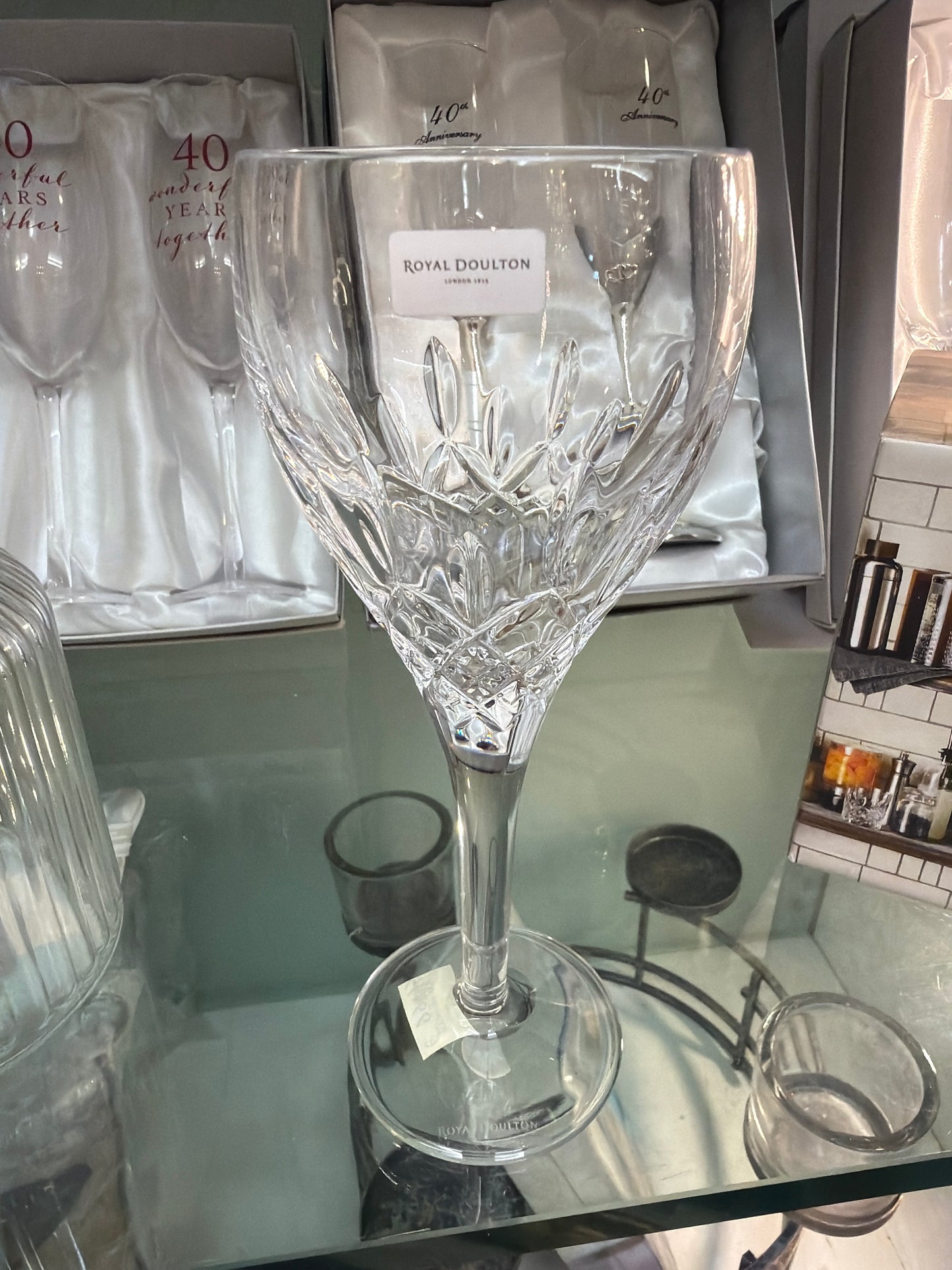Royal Doulton Highclere Large Wine Glasses set of 2