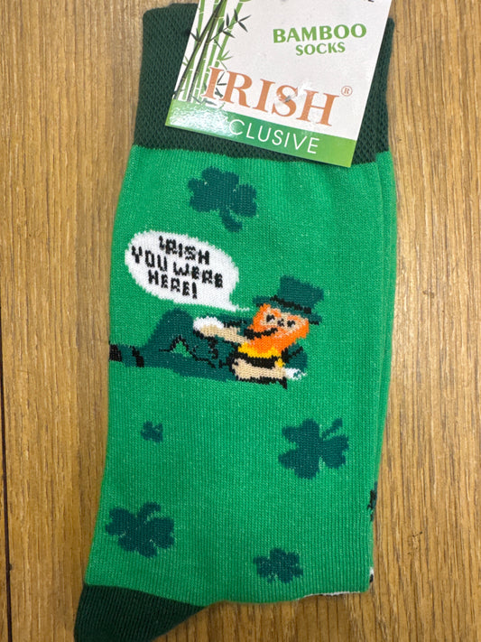 Bamboo Socks Wish You Were Here