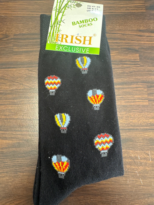 Bamboo Socks Hot Air Balloons