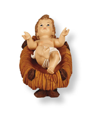 resin baby jesus & manger