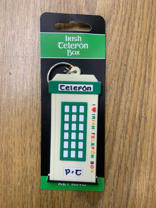 Telephone box key ring